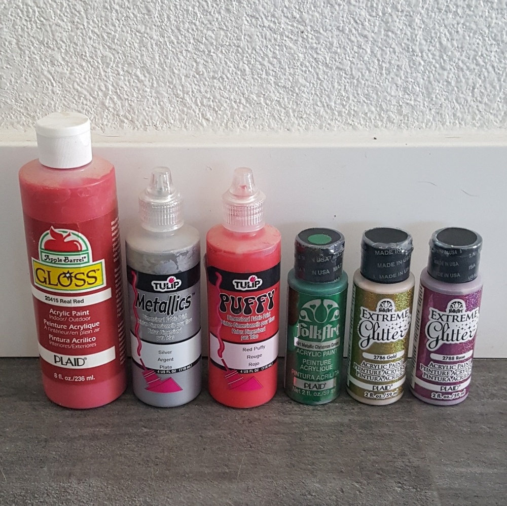 Colorful Acrylic Paint Artistic Bundle